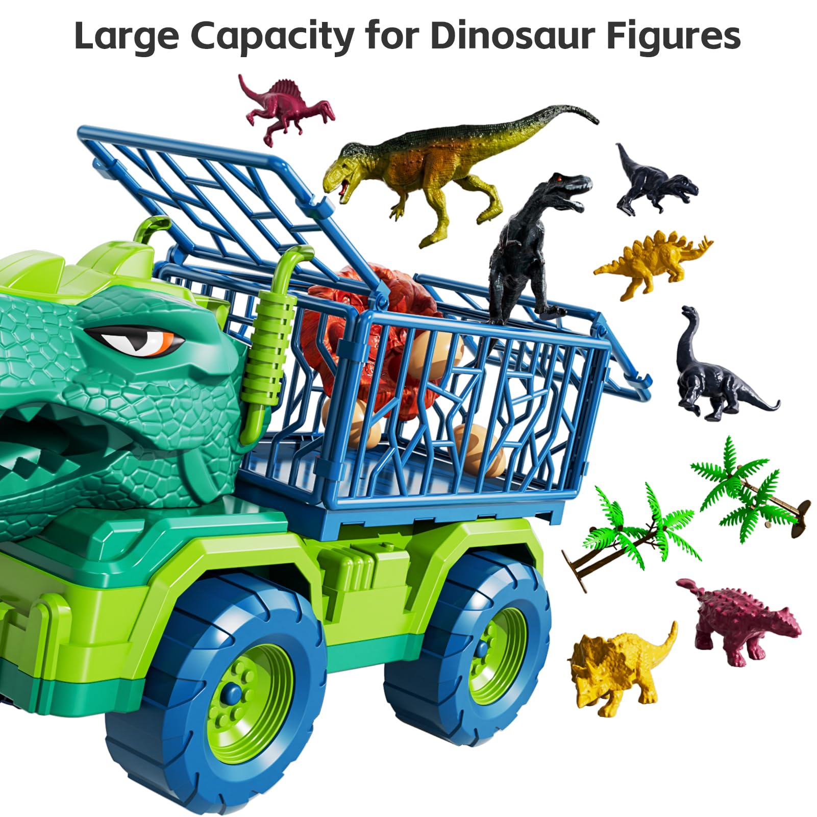 Amazon.co.jp: ORZKEY 恐竜トラックおもちゃ 3～5歳の子供